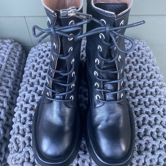 NEW AS98 37 6.5-7 NEW THIS SEASON FROM GERMANY NERO MID CALF CONVERTIBLE BOOT - Picture 9 of 11